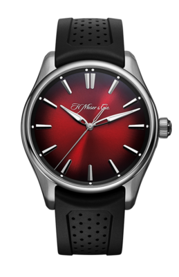 Pioneer Centre Seconds Steel and Swiss Mad H. Moser Cie