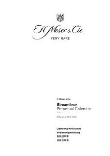 Streamliner Perpetual Calendar