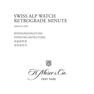 Swiss Alp Watch Retrograde Minute